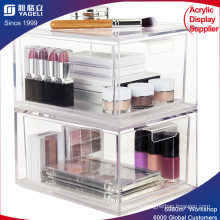 2-Pack Premium Quality Stackable Acrylic Cosmetic Storage и макияж Палитра Организатор Ящики